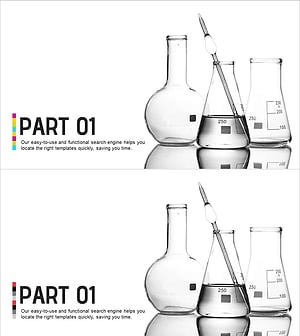 Chemistry Experiment Research Template Section Slide 01 – The Beginning of Research