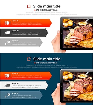푸드 테크 서비스 PPT – 사업 추진 전략을 담다