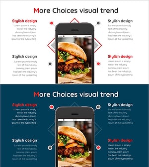 햄버거 모바일 주문 방법 – 스타일리시한 비주얼 트렌드