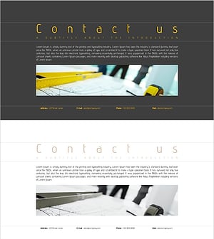 Building Template Contact – Company Introduction Slide