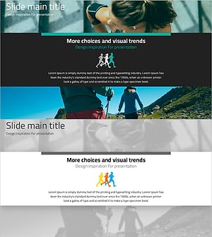 실외 운동에 대한 텍스트 프레젠테이션