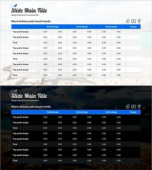 여행 소요 자금 테이블 – 예산 계획을 위한 필수 슬라이드