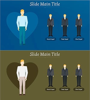 예비 신랑 턱시도 종류 소개 슬라이드