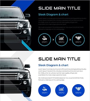 Automotive Promotion and Pricing Strategies Slide – Market Flow Theme