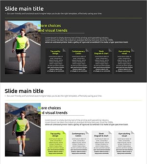 Marathon and Post-it Box – Easily Present Business Strategies