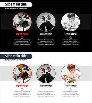 가정과 직장 스트레스 해결을 위한 다이어그램 슬라이드