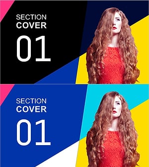 유니크 패션 템플릿 섹션 커버01 – 창의적인 패션을 담다