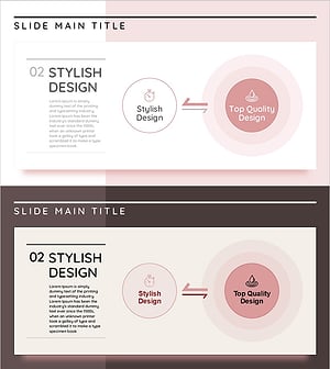 제품/서비스 소개를 위한 수분 지속 시간 다이어그램 슬라이드