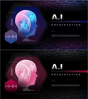 혁신적인 AI 템플릿 표지