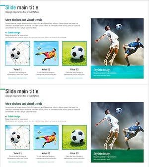 Soccer Game Slide - Product and Service Introduction