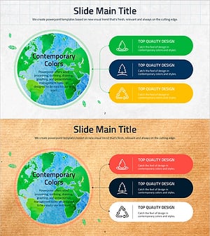 지구 보호 확산 다이어그램 – 지속 가능성과 성장 전략