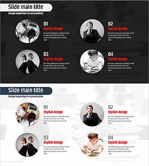 현대인의 고민거리: 시장 및 경쟁사 분석을 위한 슬라이드 템플릿