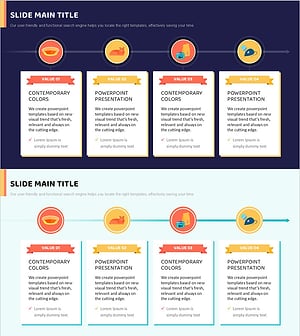 고양이 돌보는 방법을 시각화한 PPT 템플릿 – 사랑과 배려