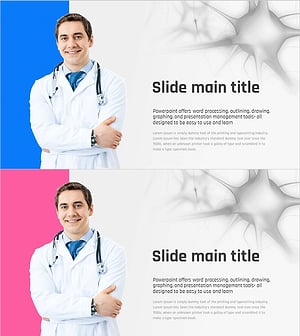 Introduction of the Representative Doctor Slide Template – Trust and Professionalism