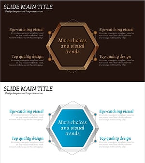 육각형 확산 다이어그램 – 사업전략 및 핵심역량