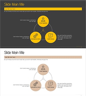 건축설계 시스템 PPT 템플릿 – 위상과 접근성을 강조
