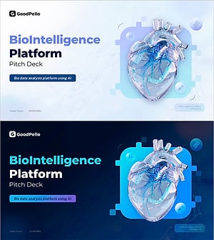 바이오 인텔리전스 플랫폼 피치덱 표지