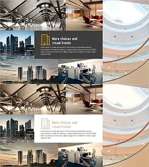 건축물 포트폴리오 템플릿 – 트렌디한 디자인