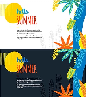 여름이 온다 – 여름 테마 제품 소개 슬라이드