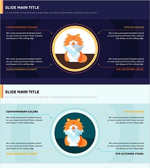 Characteristics of Cats Visualization Diagram Slide – Charm and Style