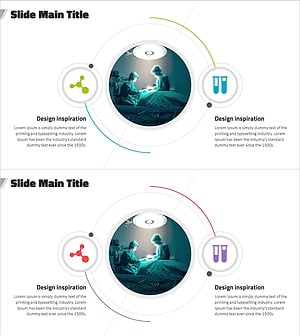 과학 실험 마케팅 전략 슬라이드 템플릿