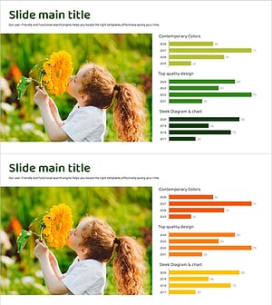 친환경 가로막대 그래프로 시장 현황 살펴보기