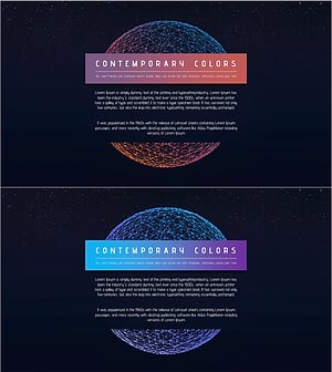 우주 원형 테마 인트로 – 매력적인 오프닝