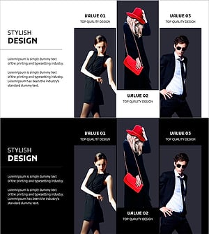 모던 패션 스타일링 프레젠테이션 슬라이드 - 제품 소개