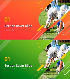 Football PPT Cover – Section Cover Slide