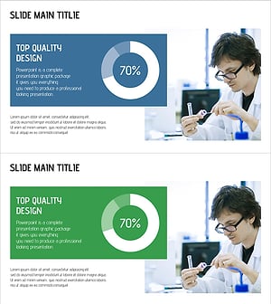 Infographic Slide Visualizing 70% Achievement – Top Quality Design