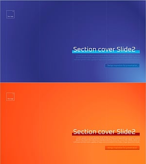 세션 커버를 위한 전문 슬라이드 – 청록과 보라의 조화