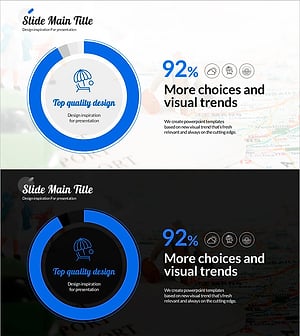 휴가 여행 도넛 차트 – 사업 추진 전략과 성과 분석