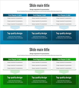 최고의 사업 목표 다이어그램