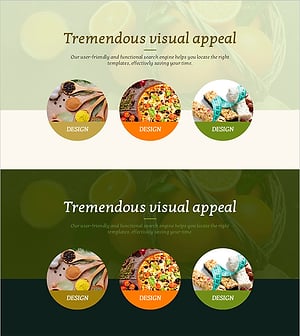 건강한 식재료 선정기준 다이어그램 – 사업 비전 및 전략