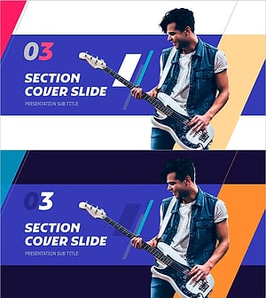 Music Festival Template Section Cover – Dynamic Atmosphere