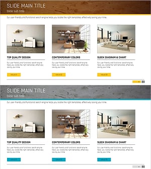 실내 인테리어를 효과적으로 전달하는 슬라이드 – 고객 배려 디자인