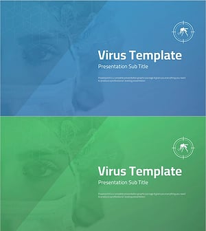 바이러스 예방 템플릿 표지 – 전문성과 신뢰감을 담다