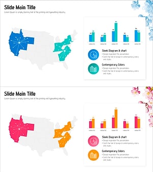 인프라와 지역 마케팅 전략 – 데이터 시각화 템플릿