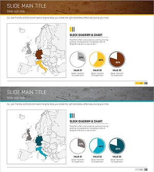 타겟 시장의 점유율 분석 – 시장 분석을 시각화한 파이형 차트