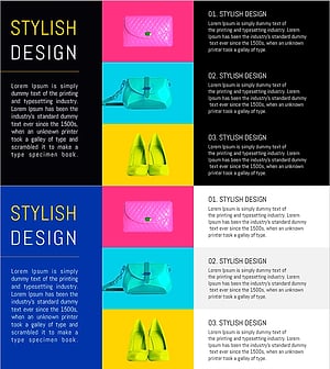 트렌드 패션 아이템 소개 – 감각적인 스타일을 강조한 슬라이드