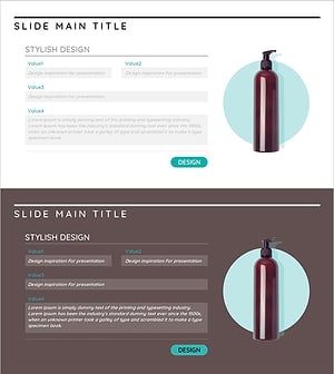 화장품 주문서 작성 슬라이드 템플릿 – 비즈니스 전략과 운영 계획
