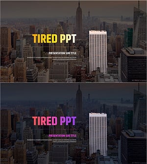 피곤한 현대인 PPT 표지