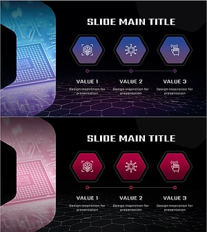 AI 서비스 차별화 전략을 위한 슬라이드 템플릿