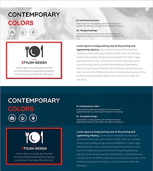 식사에 대한 프레젠테이션 – 시각적으로 매력적이고 스타일리시하게