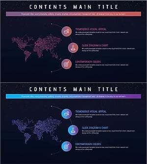 글로벌 네트워크 대표 분야 다이어그램 – 마케팅 전략의 핵심 시각화