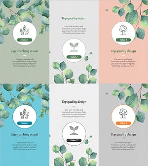 자연 보호 실천 방법을 위한 클러스터 차트 슬라이드