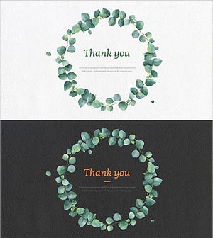 유칼립투스 와이드 템플릿 엔딩표지 – 삶의 여정을 담다