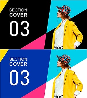 유니크 패션 템플릿 섹션 커버03 – 독특한 스타일의 시작