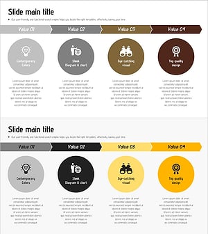 프리미엄 아이디어 전략 슬라이드 - 수상을 위한 사업추진 방향