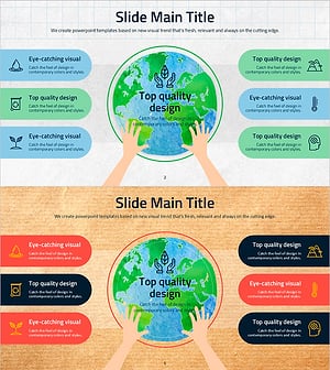 지구 온난화 다이어그램 – 환경 보호의 필요성